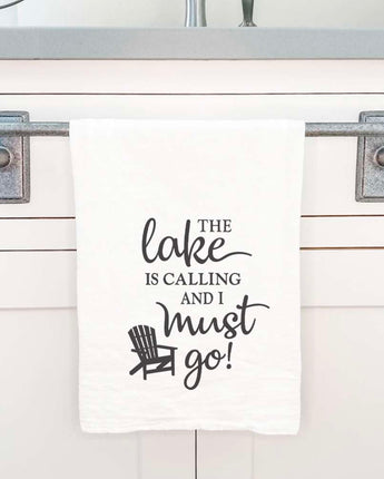 The Lake is Calling - Cotton Tea Towel