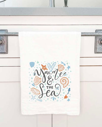 You Me and the Sea - Cotton Tea Towel