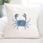 Blue Crab - Square Canvas Pillow